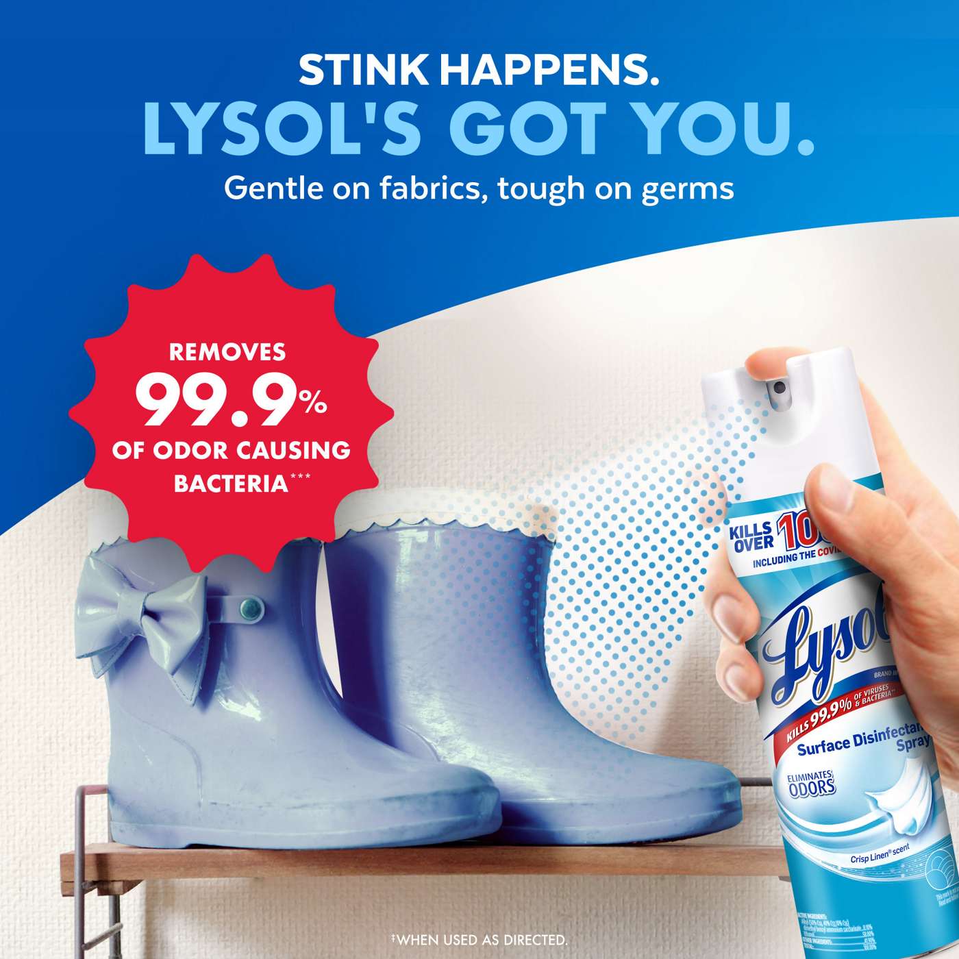 Lysol Disinfectant Spray - Crisp Linen; image 4 of 6