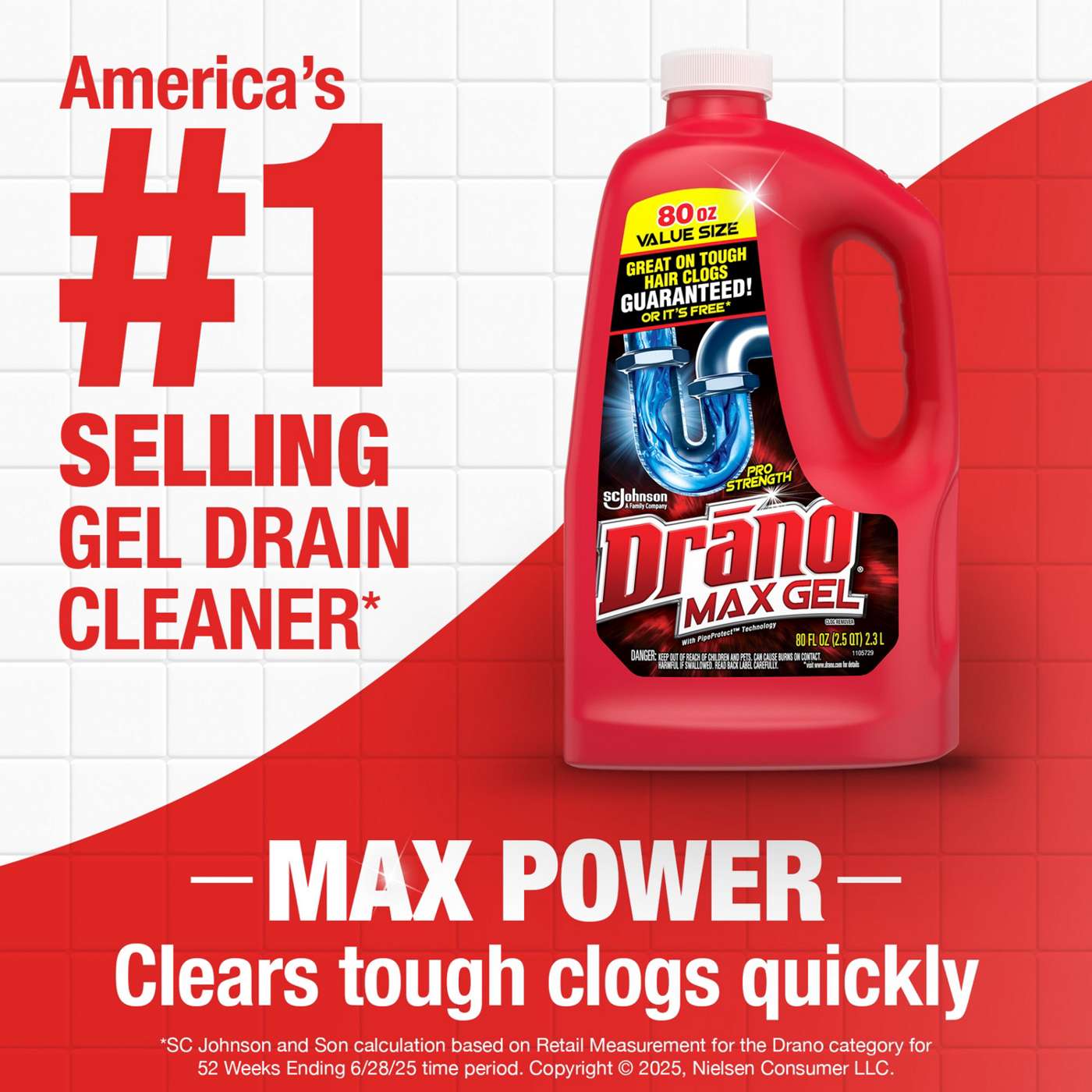 Drano Max Gel Clog Remover; image 5 of 12