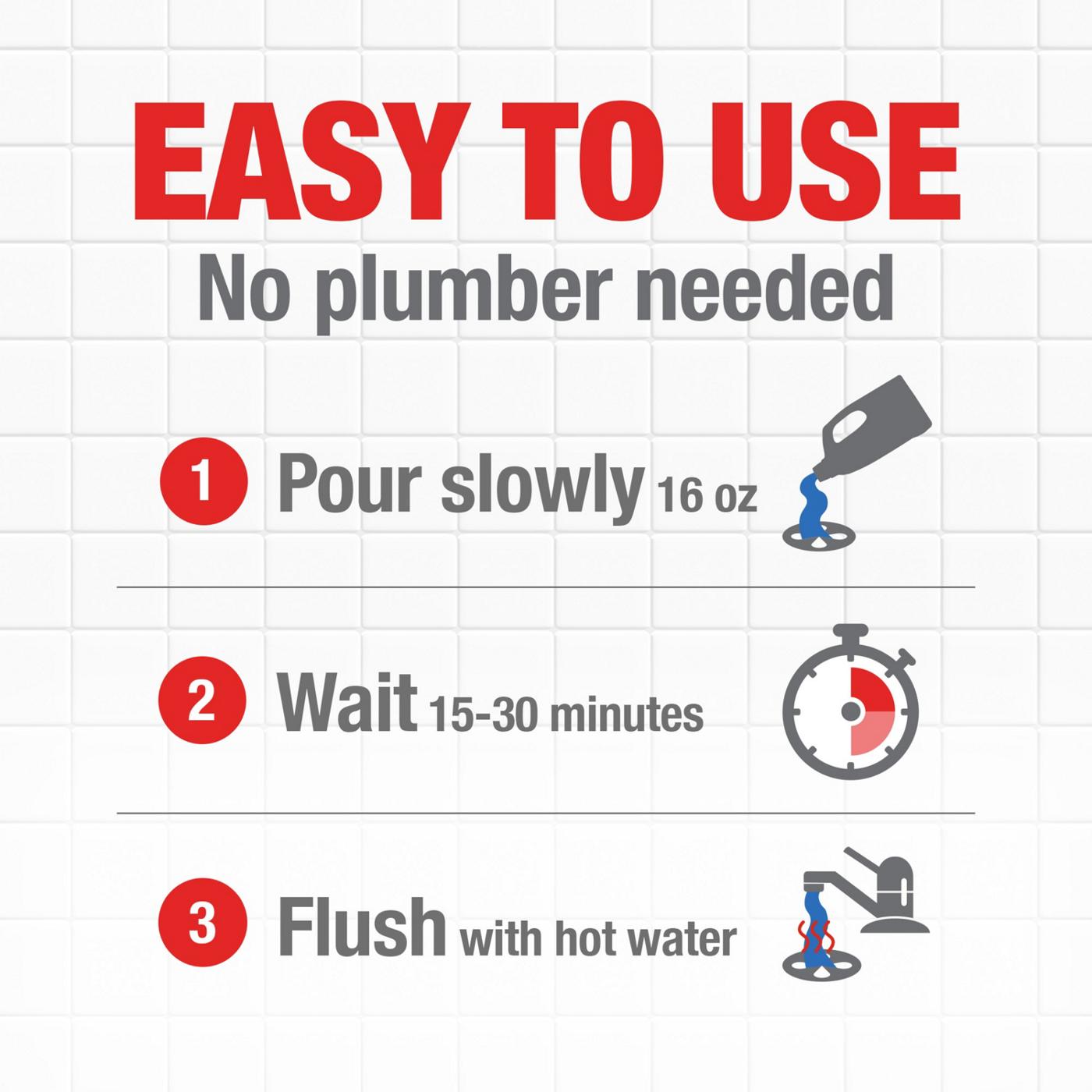 Drano Max Gel Clog Remover; image 11 of 12