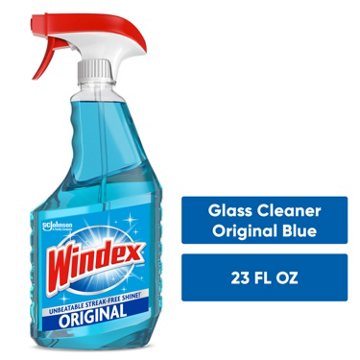 Windex Blue Glass Cleaner Trigger Spray, 23 oz