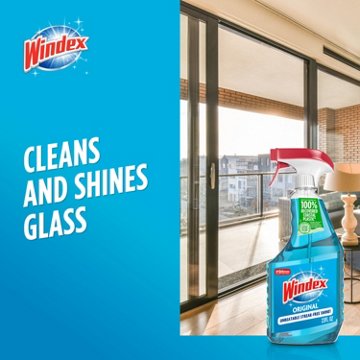Windex Blue Glass Cleaner Trigger Spray, 23 oz