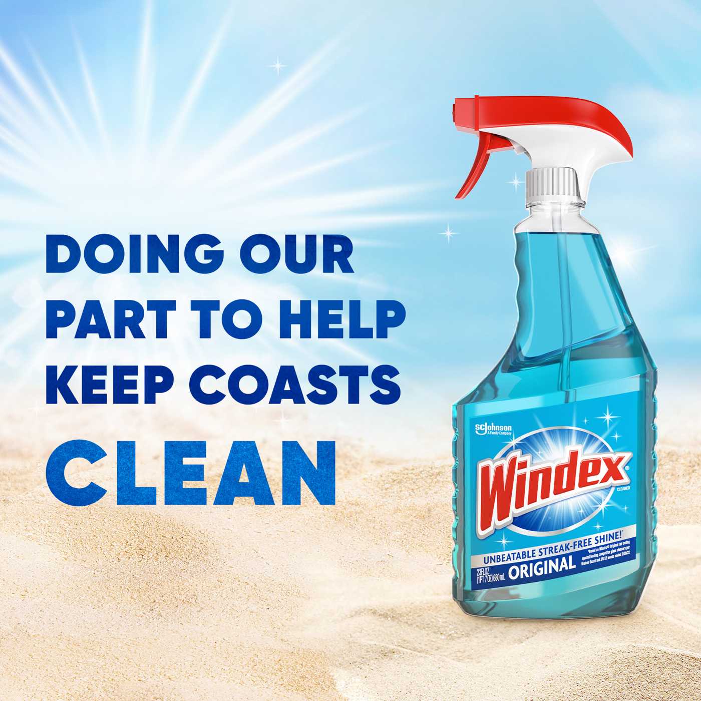 Windex Blue Glass Cleaner Trigger Spray; image 7 of 9