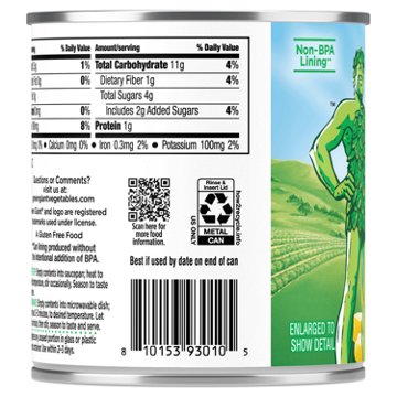 Green Giant Steam Crisp Whole Kernel Sweet Corn Niblets, 11 oz