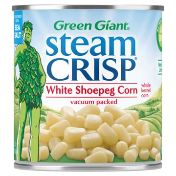 Green Giant Steam Crisp White Shoepeg Whole Kernel Corn, 11 oz