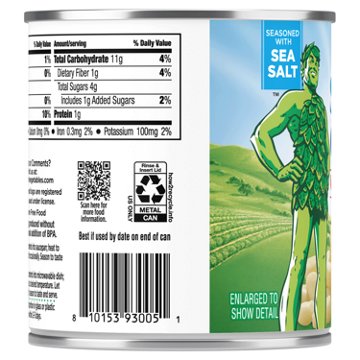 Green Giant Steam Crisp White Shoepeg Whole Kernel Corn, 11 oz