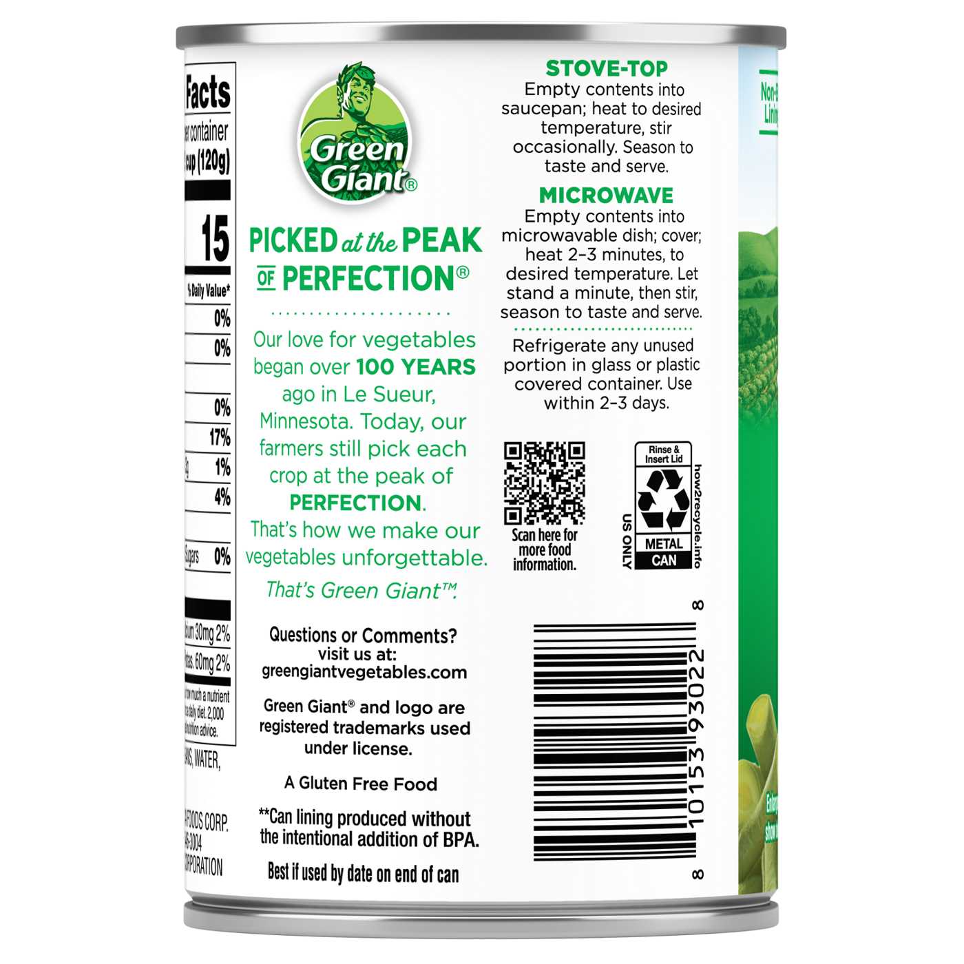 GREEN GIANT Green Giant Cut Green Beans - Shop Green beans &amp; peas 