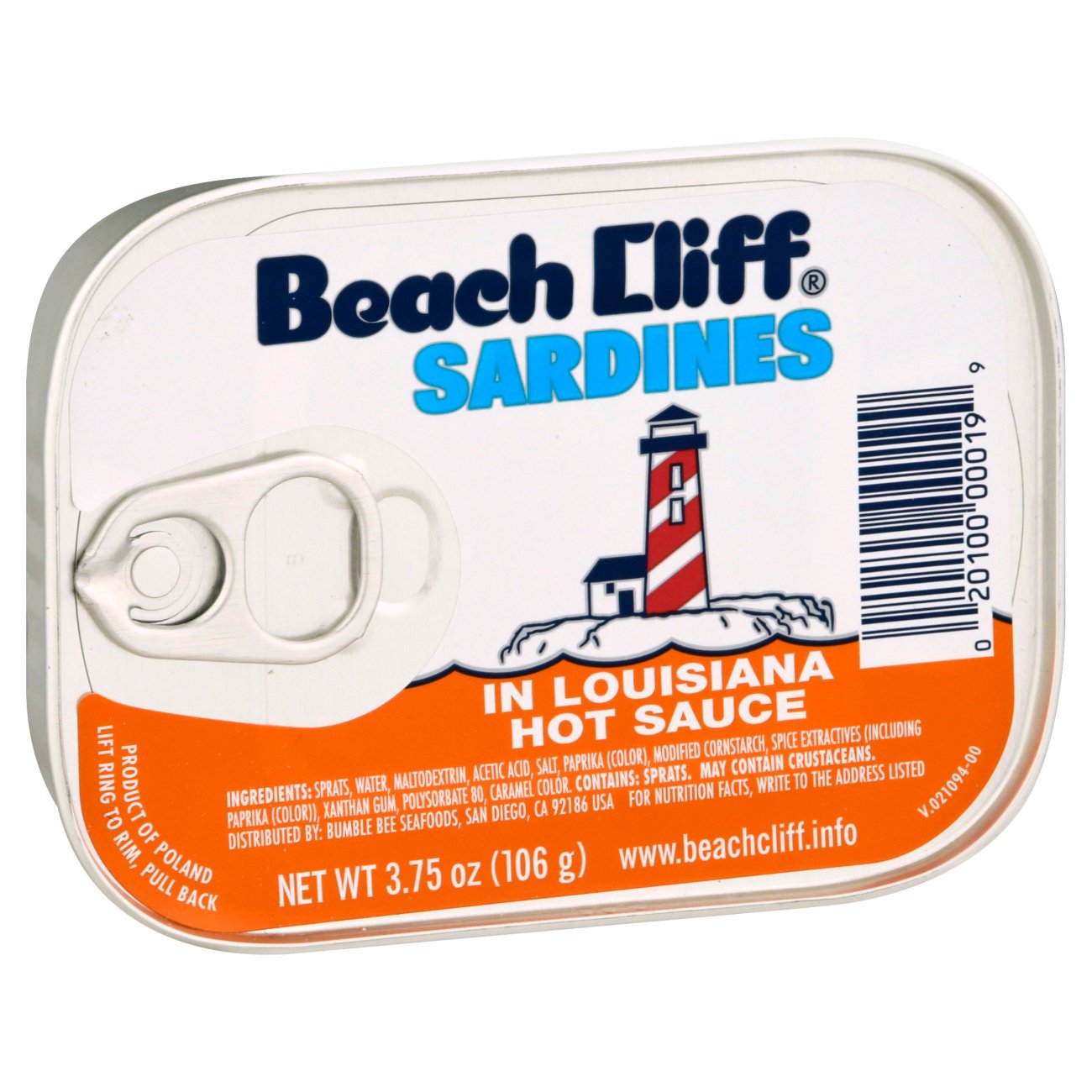 Beach Cliff Saridines - Louisiana Hot Sauce For a buck, try your luck , Sardines