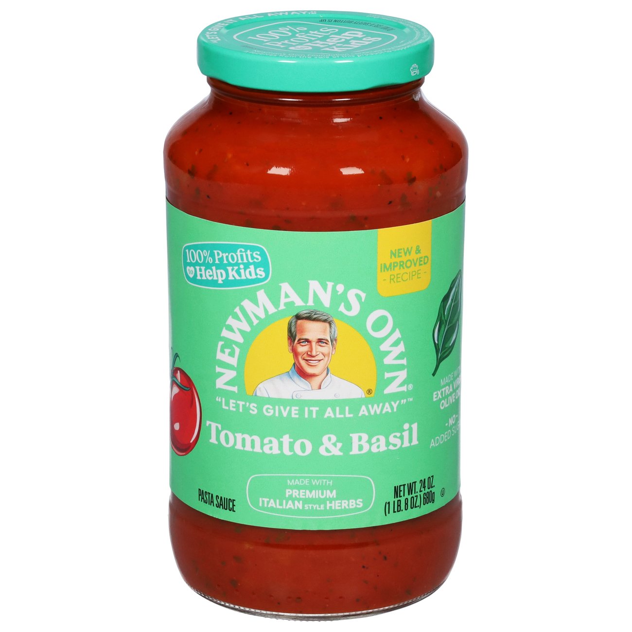 Newman's Own Tomato & Basil Bombolina Pasta Sauce Shop Pasta Sauces