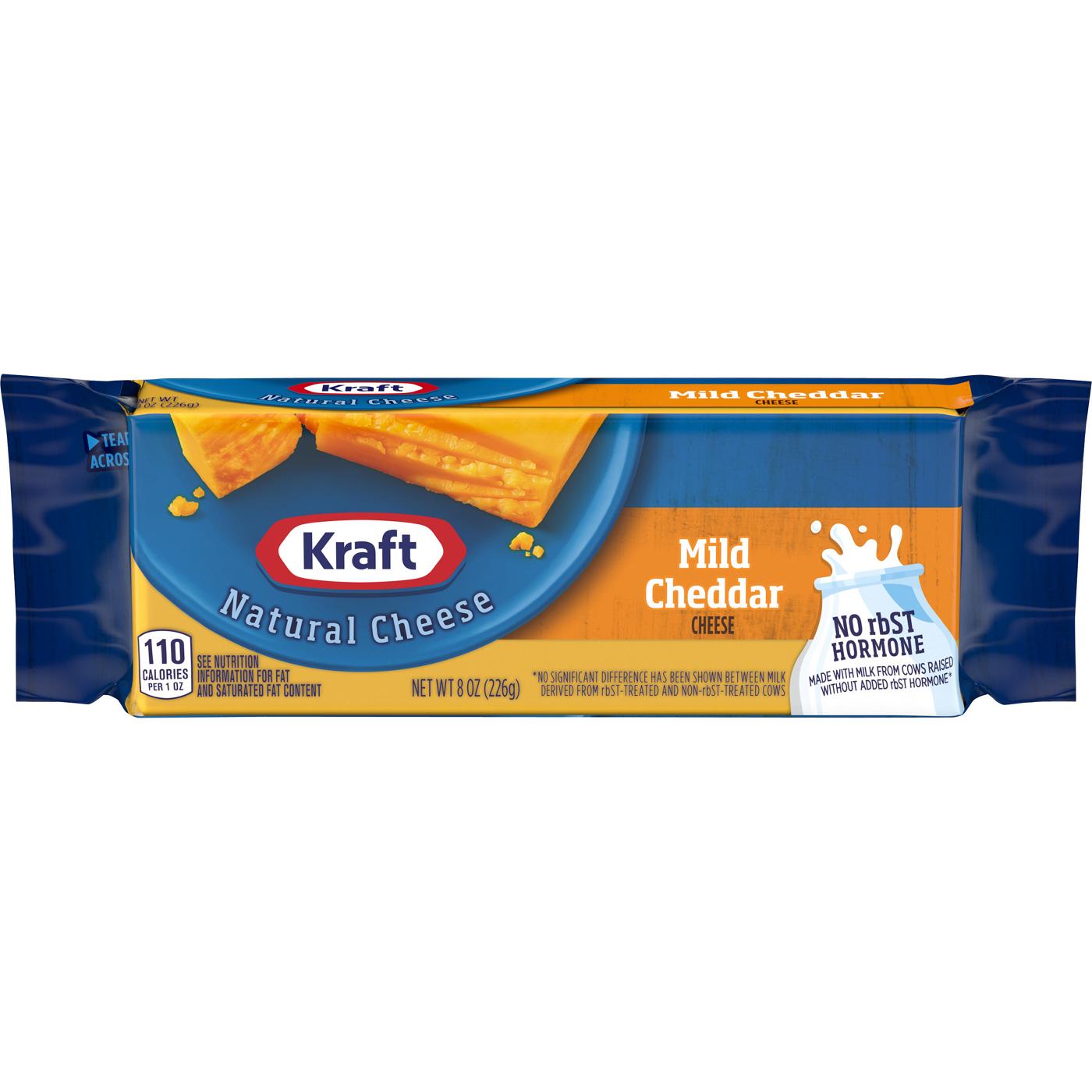 Kraft Mild Cheddar Cheese; image 1 of 2