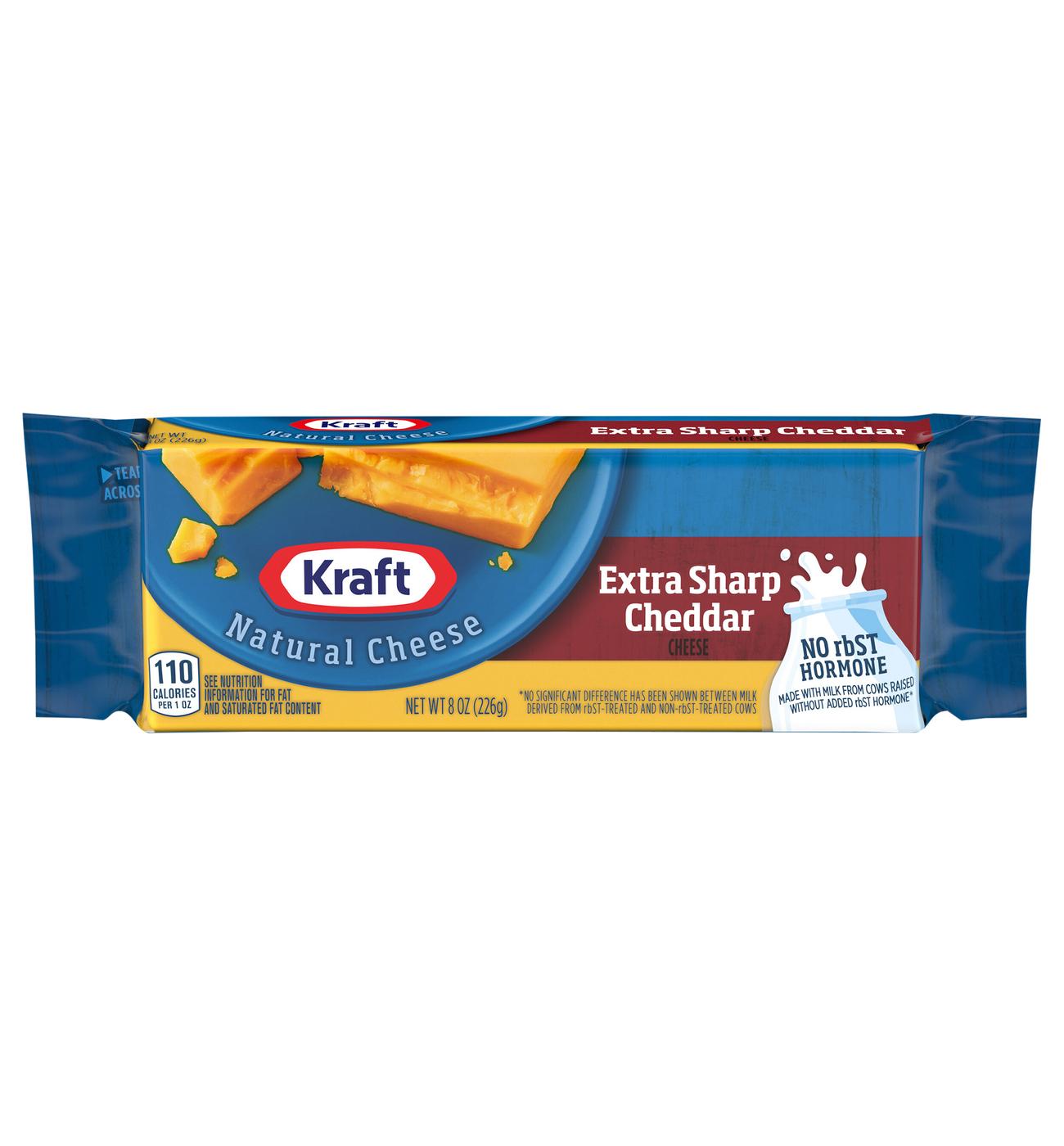 Kraft Extra Sharp Cheddar Cheese; image 1 of 2