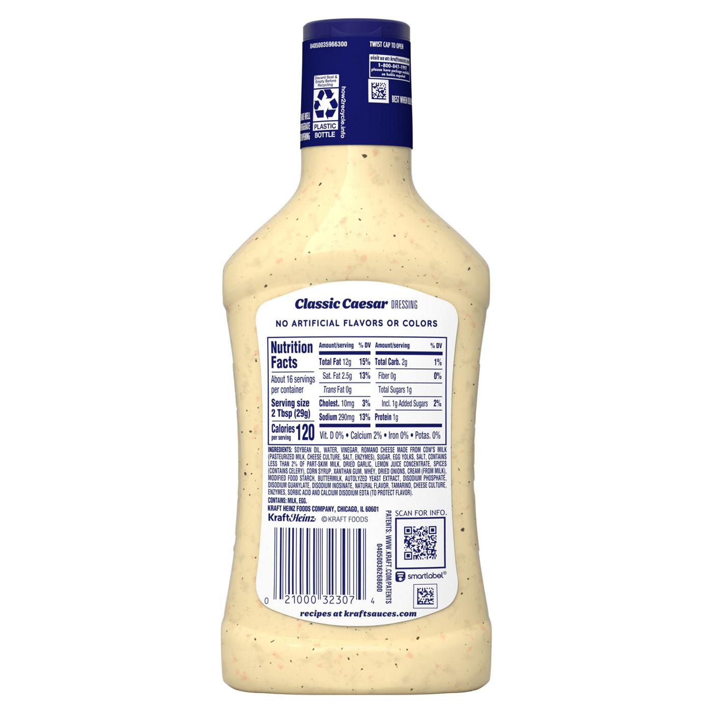 Kraft Classic Caesar Dressing; image 3 of 5