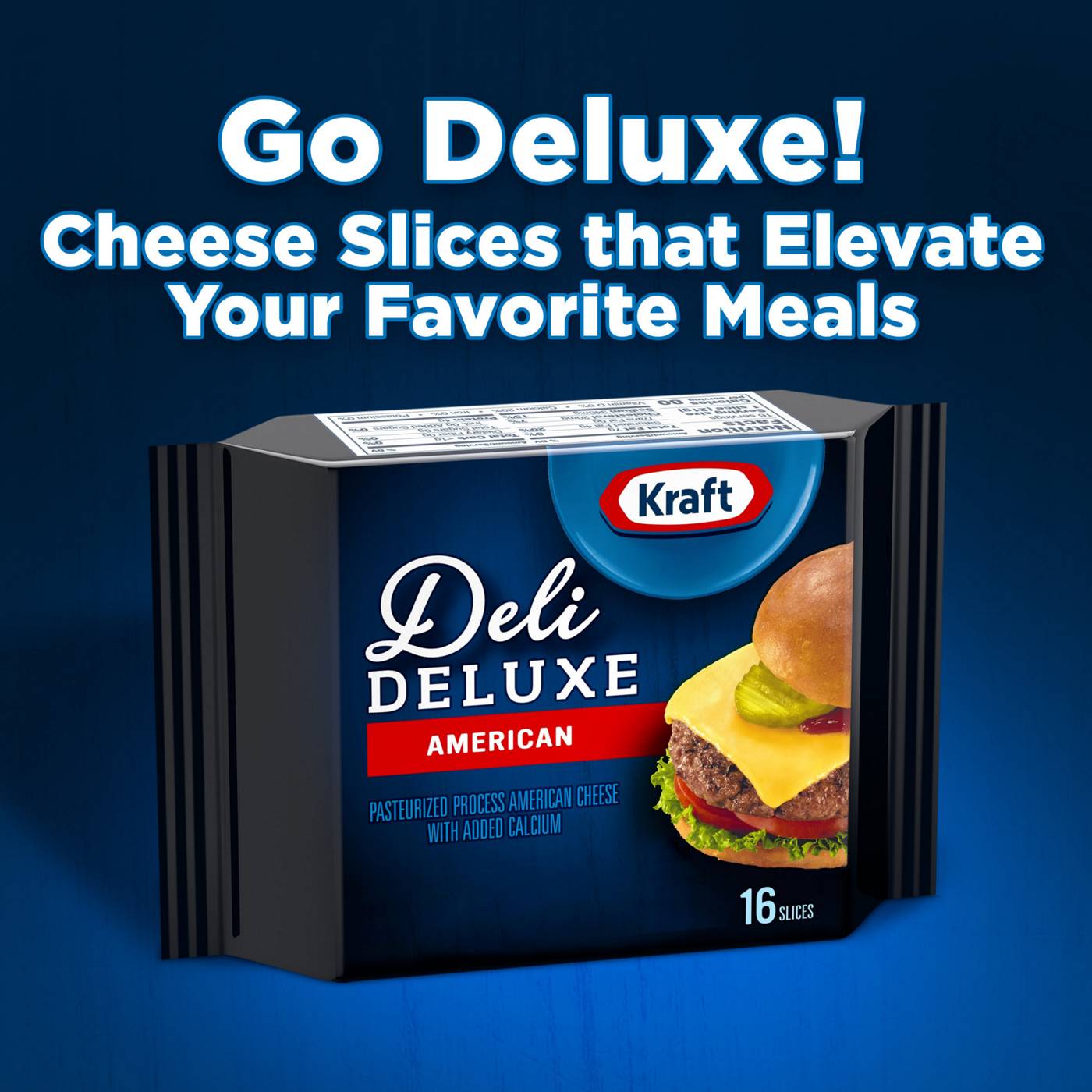Kraft Deli Deluxe American Sliced Cheese, 16 ct; image 3 of 8