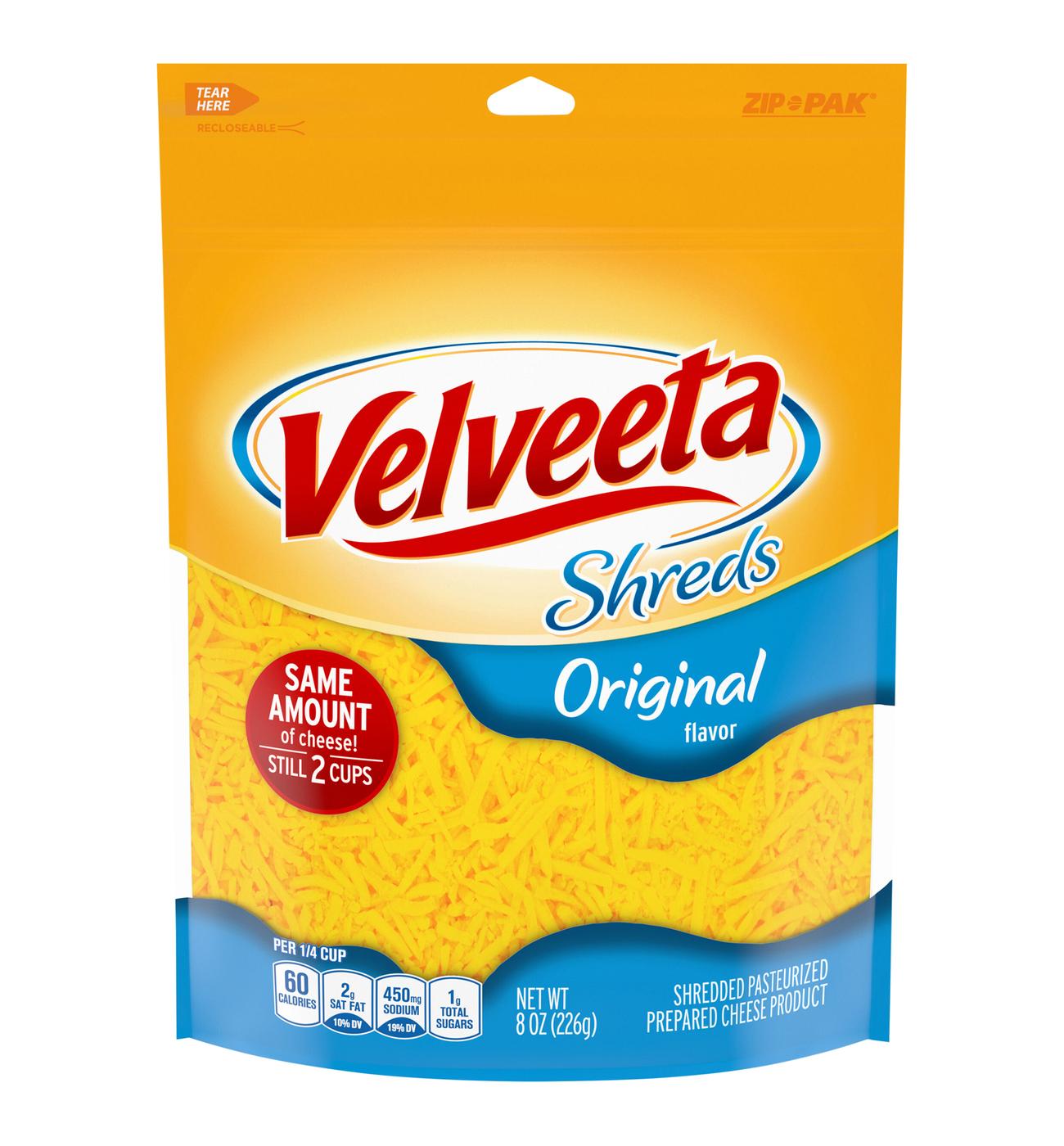 Velveeta Shreds - Original Flavored Shredded Cheese; image 1 of 2