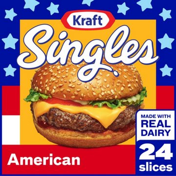 Kraft Singles American Slices, 24 ct
