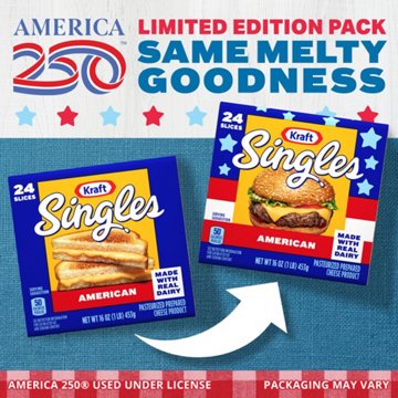 Kraft Singles American Slices, 24 ct
