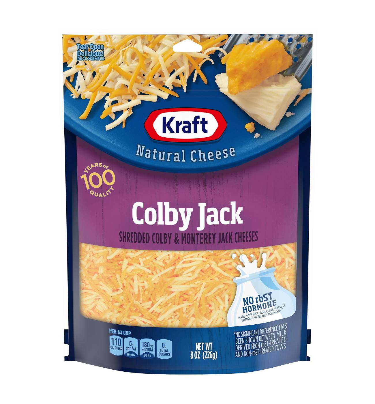 Kraft Colby & Monterey Jack Shredded Cheese Blend; image 1 of 2