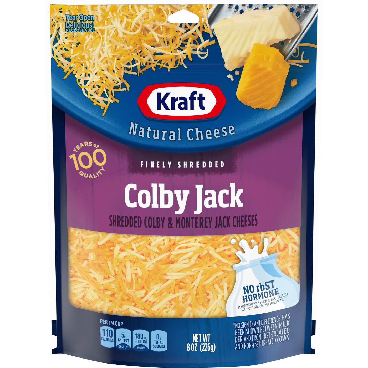 Kraft Colby & Monterey Jack Finely Shredded Cheese; image 1 of 2
