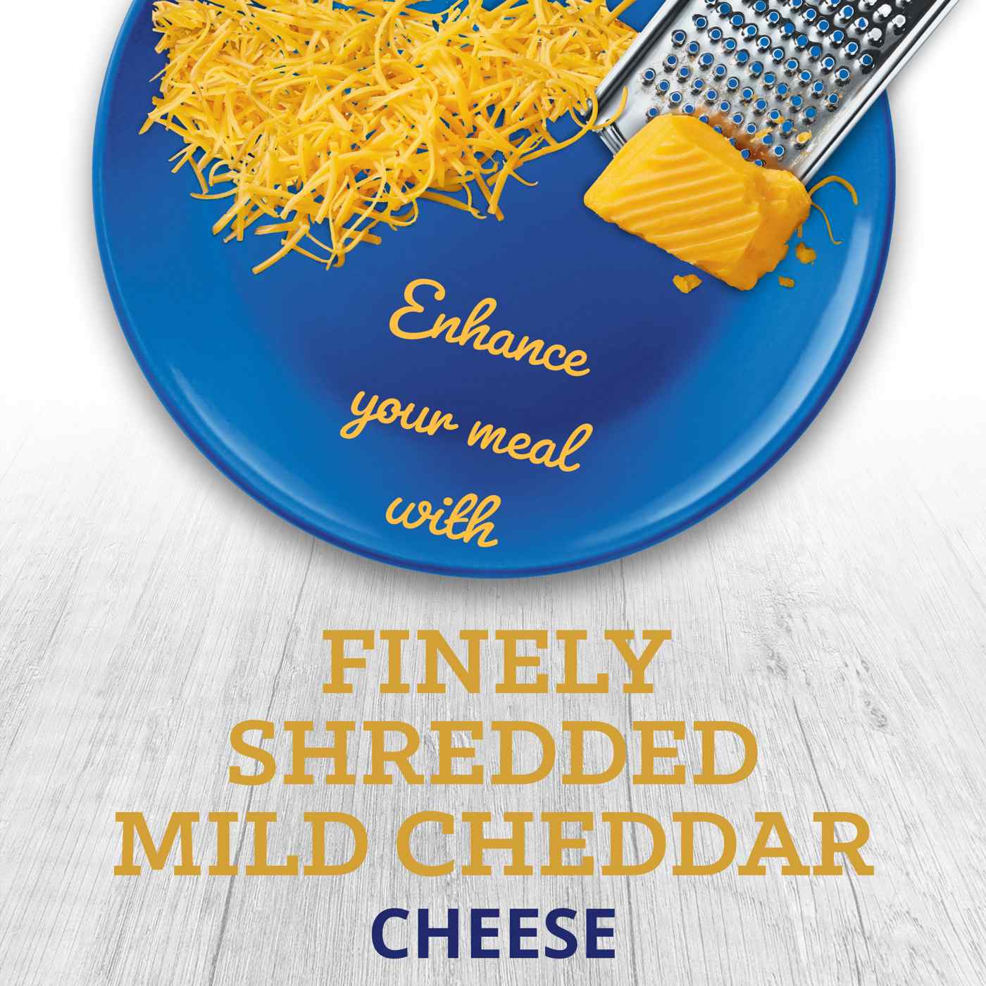 Kraft Mild Cheddar Finely Shredded Cheese; image 3 of 4