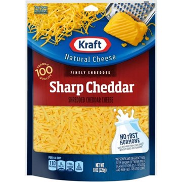 Kraft Sharp Cheddar Finely Shredded Cheese