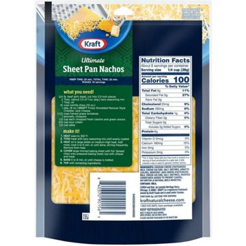 Kraft Mexican Style Cheddar Jack Finely Shredded Natural Cheese