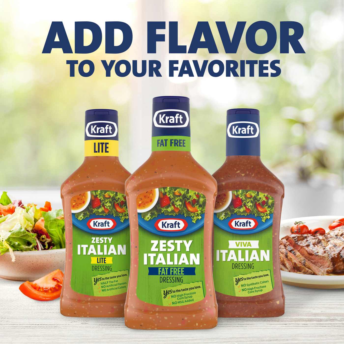 Kraft Zesty Italian Fat Free Dressing; image 4 of 9