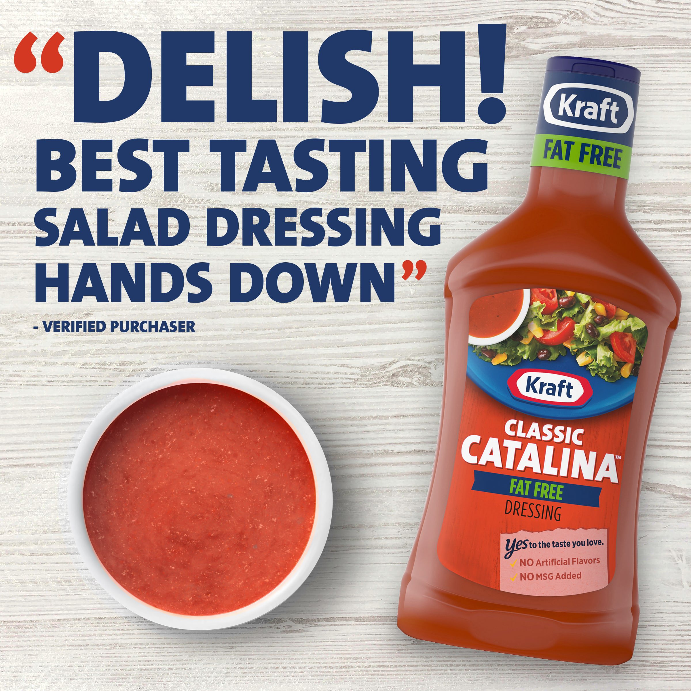 kraft classic catalina dressing gluten free Kraft Fat Free Classic Catalina French Salad Dressing, 16 FO