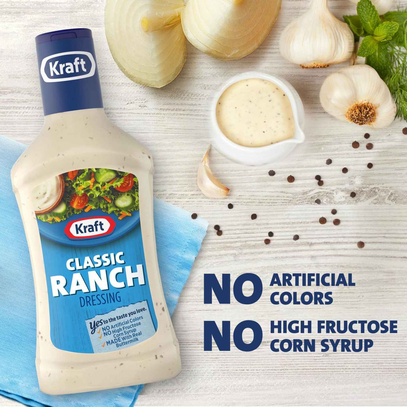 Kraft Classic Ranch Dressing; image 2 of 4