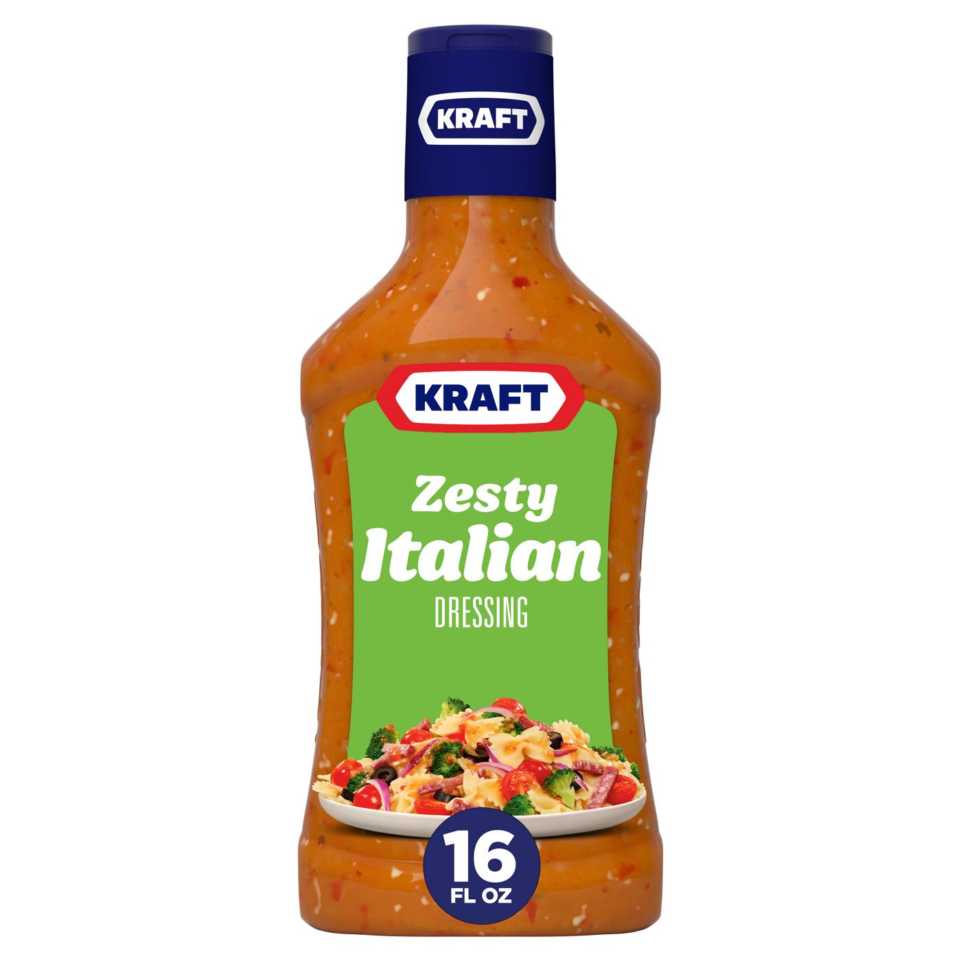 Kraft Zesty Italian Dressing; image 1 of 2