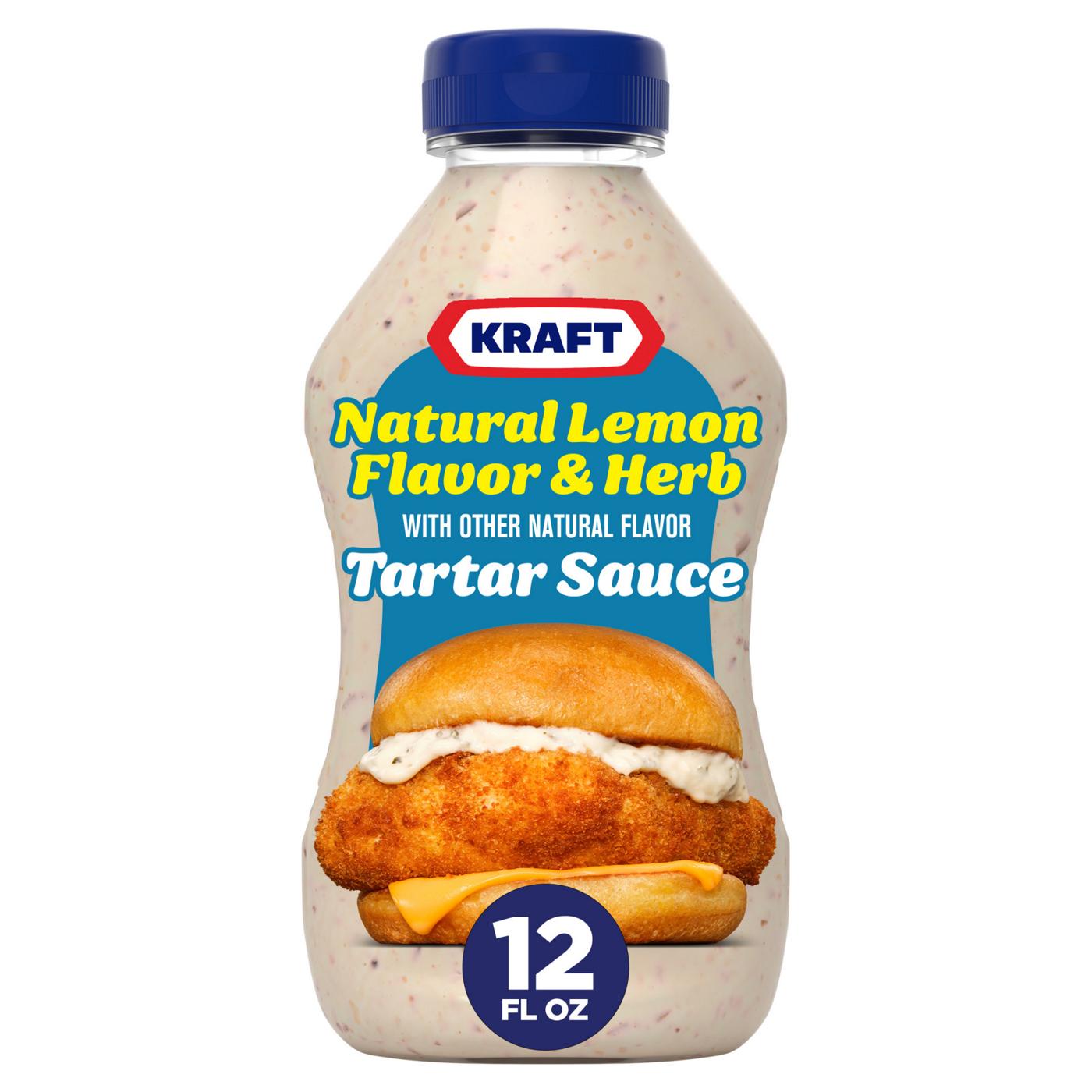 Kraft Natural Lemon Flavor and Herb Tartar Sauce; image 1 of 2