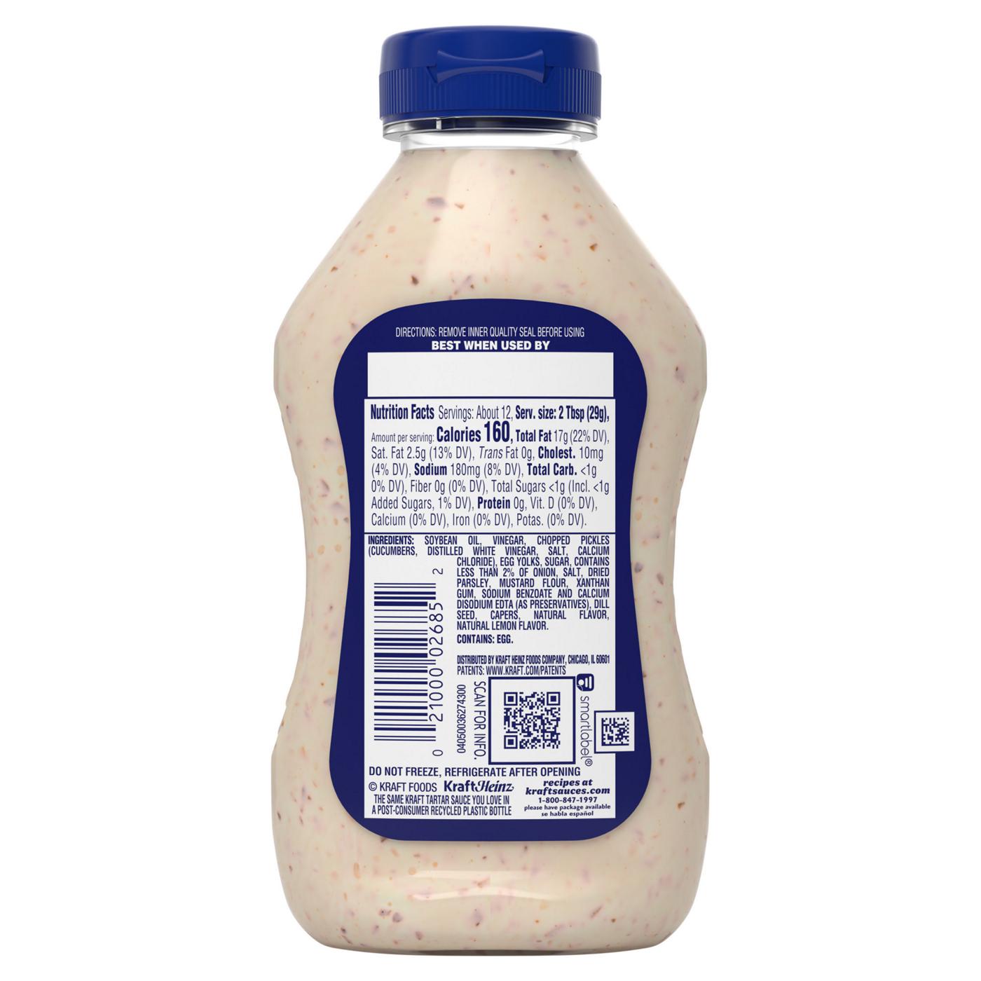 Kraft Natural Lemon Flavor and Herb Tartar Sauce; image 2 of 2