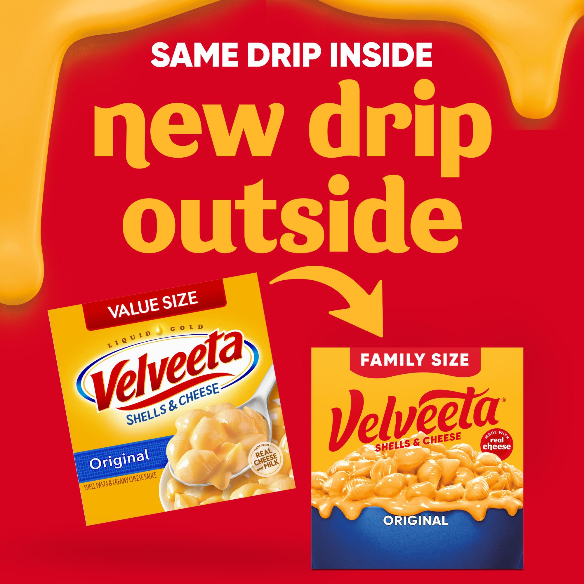 Kraft Velveeta Original Shells & Cheese Family Size - Shop Pantry Meals ...