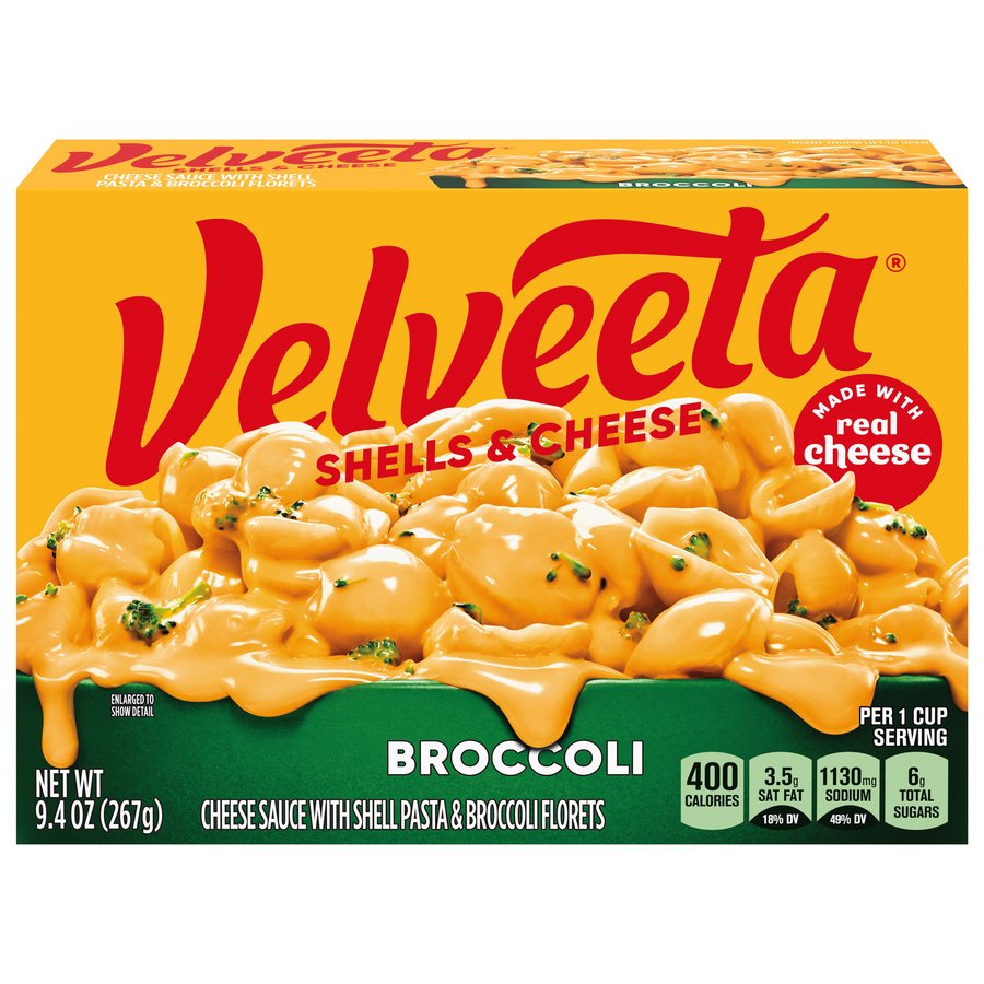 Kraft Velveeta Broccoli Rotini Cheese Shop Pantry Meals At H E B