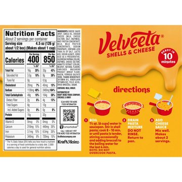 Kraft Velveeta Broccoli Shells & Cheese