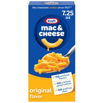 Kraft Original Flavor Macaroni and Cheese Dinner, 7.25 oz