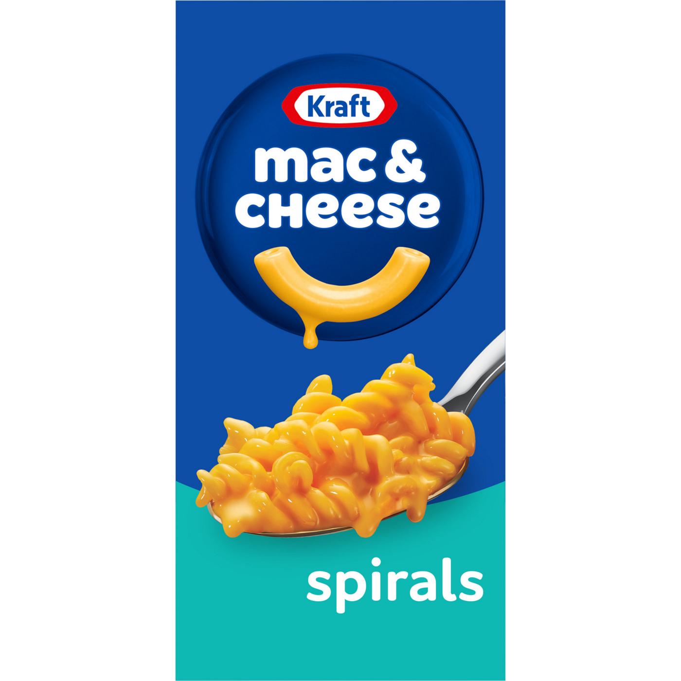 Kraft Spirals Macaroni and Cheese Dinner; image 1 of 13