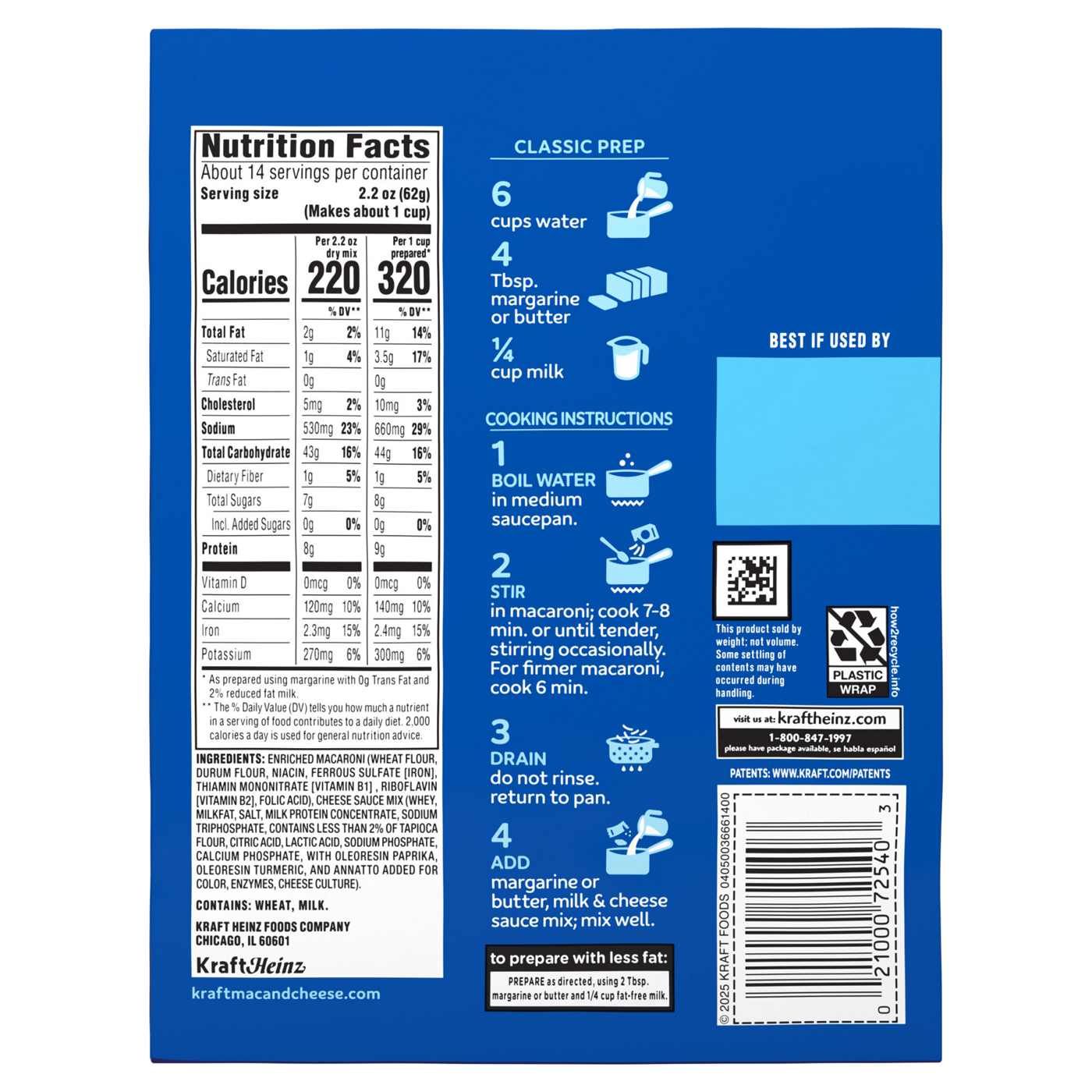 Kraft Original Flavor Macaroni and Cheese; image 4 of 4