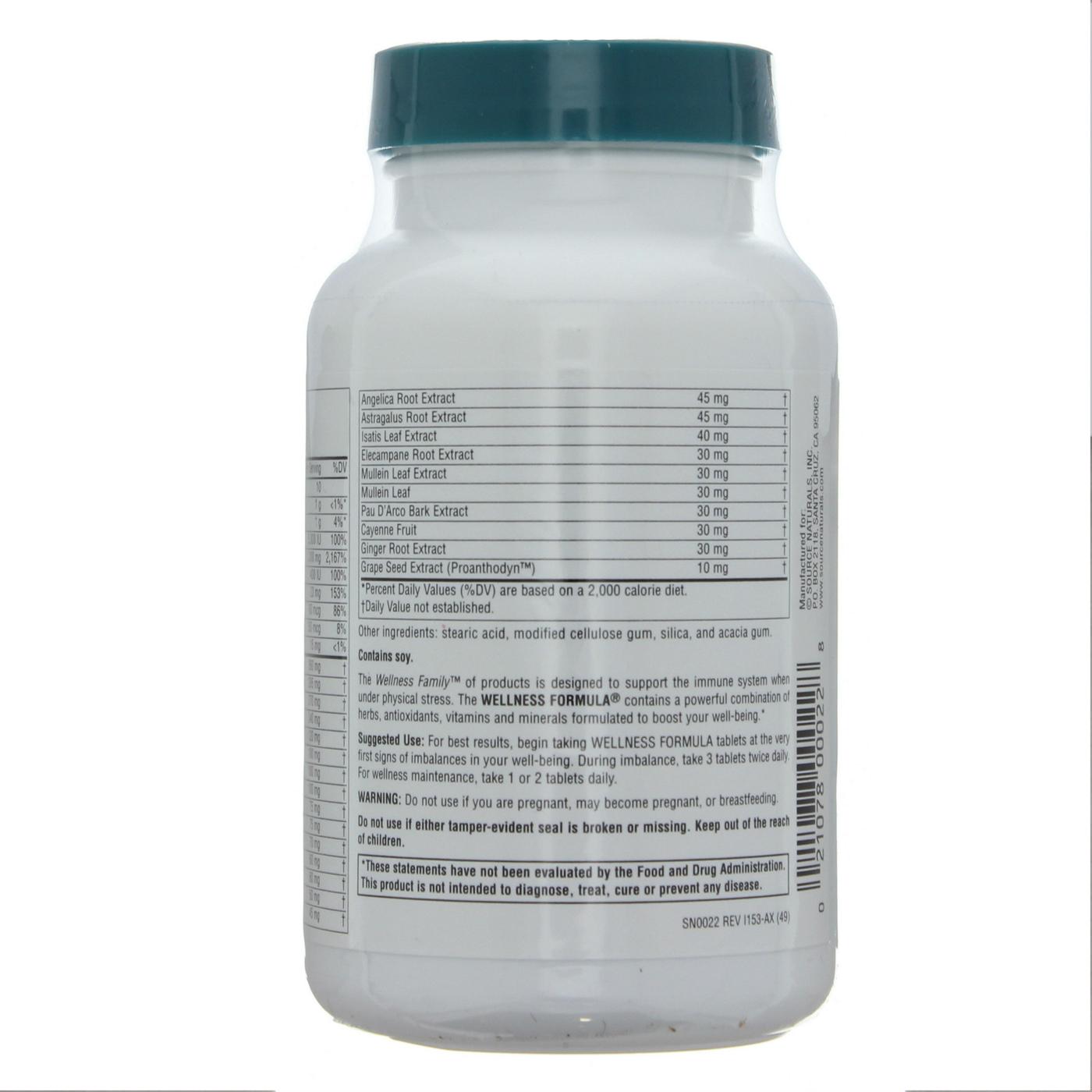 Source Naturals Wellness Formula herbal Defense Complex Tablets; image 2 of 3