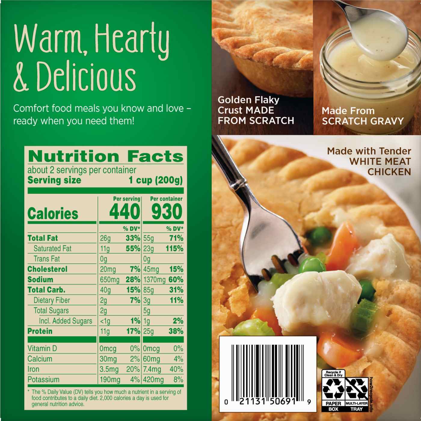 Marie Callender's Chicken Pot Pie Frozen Meal; image 4 of 4
