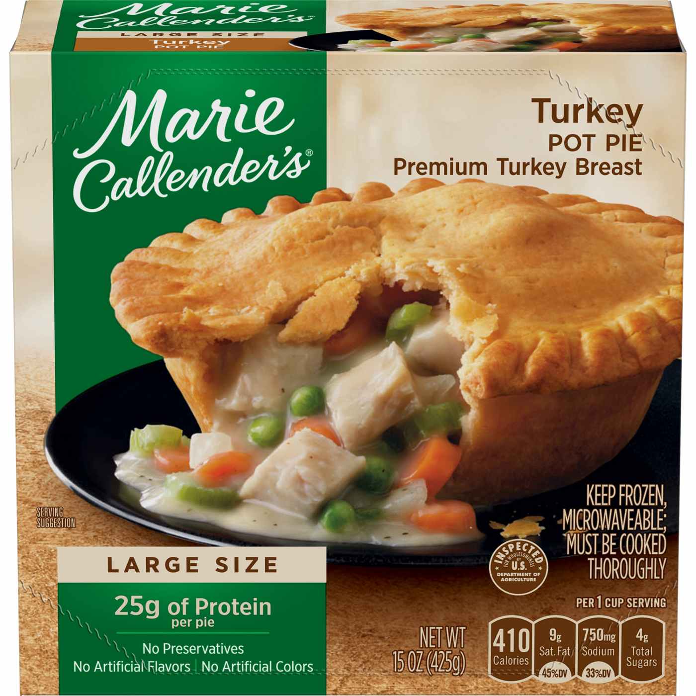 Marie Callender s Turkey Pot Pie Frozen Meal Shop Entrees Sides at