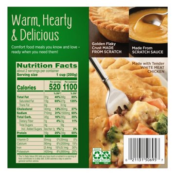 Marie Callender's Cheesy Chicken & Bacon Pot Pie Frozen Meal