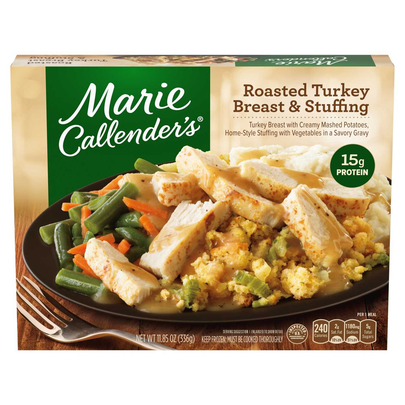 Marie Callender's Roasted Turkey Breast & Stuffing Frozen Meal; image 1 of 4