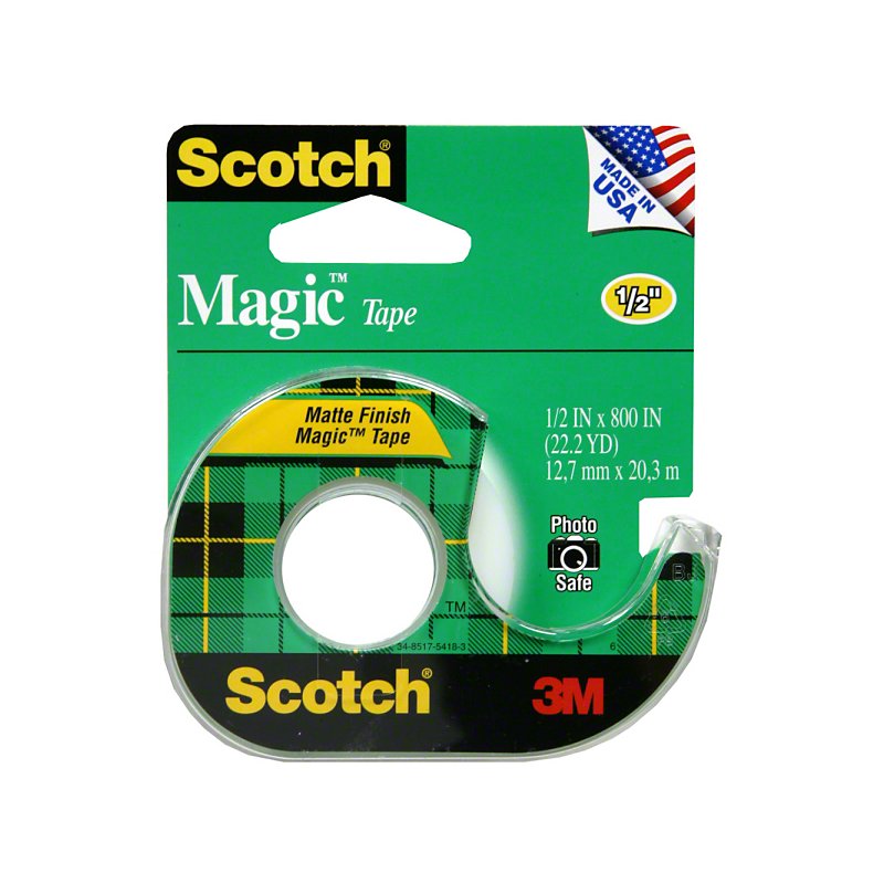 Scotch Magic Tape .5x800 in - Shop School & Office Supplies at H-E-B