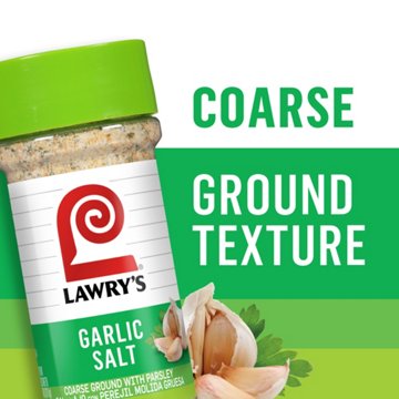 Lawry's Coarse Ground With Parsley Garlic Salt, 11 oz