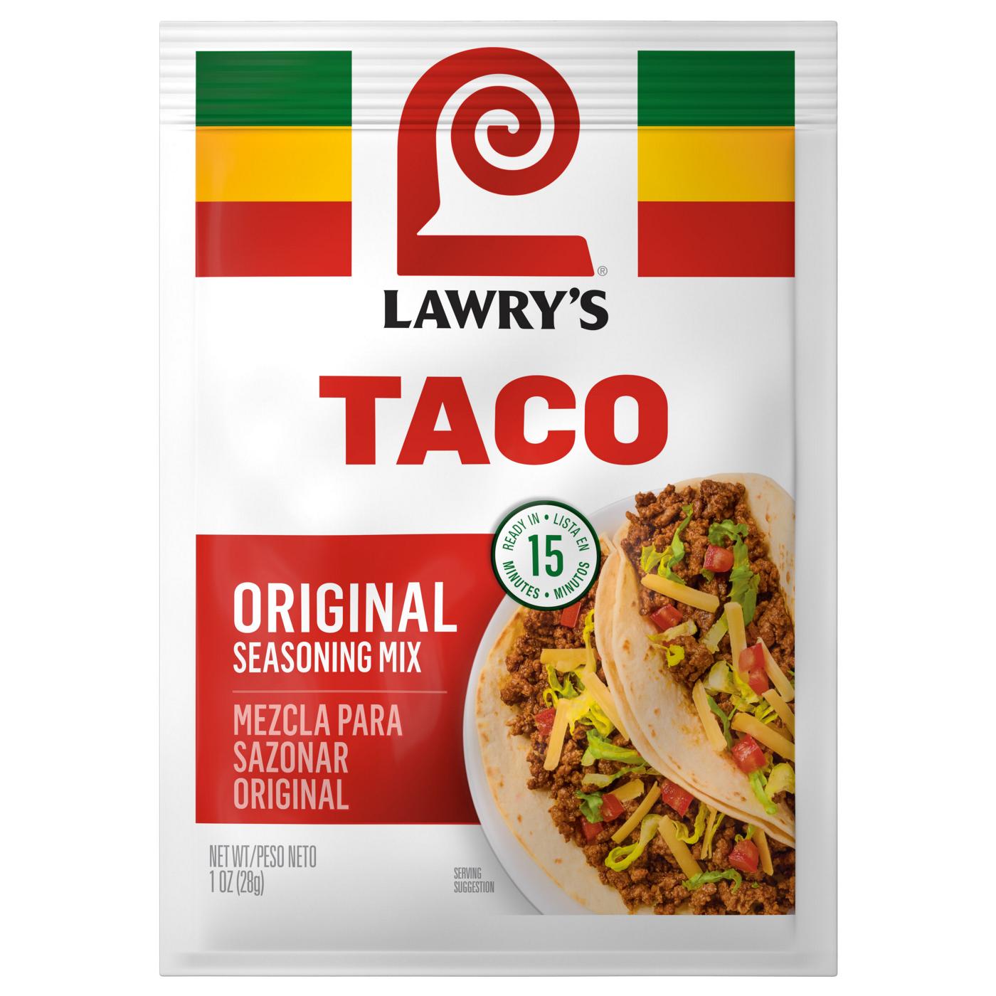 Lawry's Taco Seasoning Mix; image 1 of 3