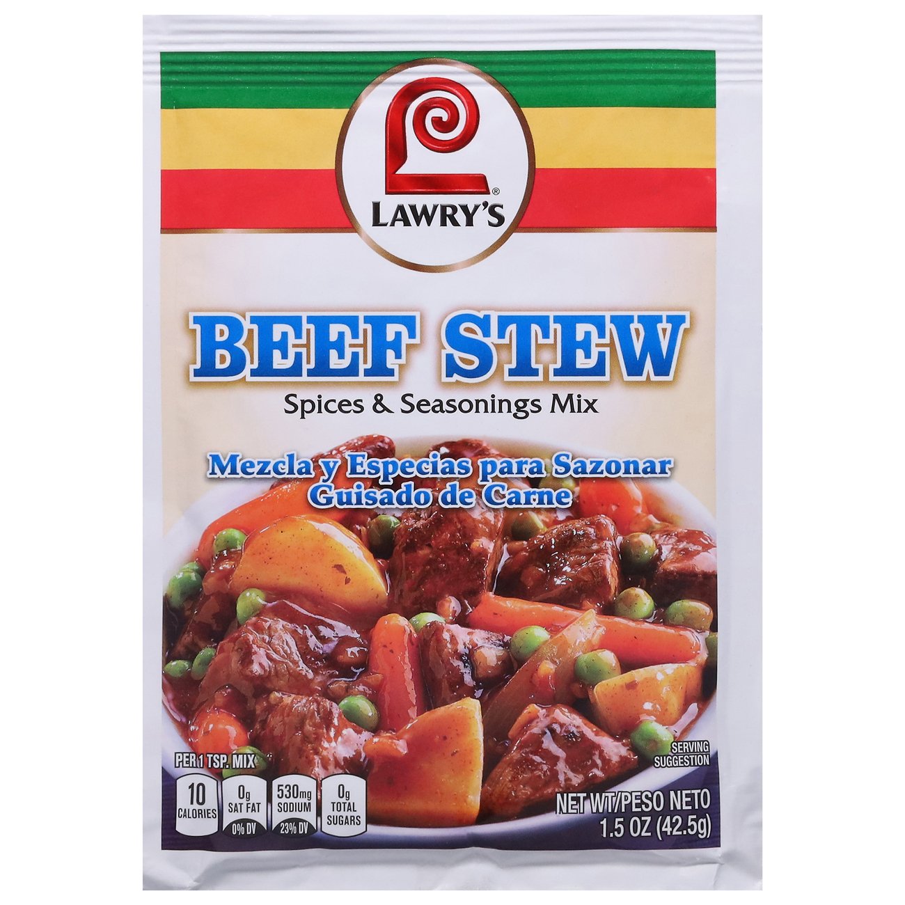 Lawry's Beef Stew Spices & Seasonings Mix - Shop Spice Mixes at H-E-B