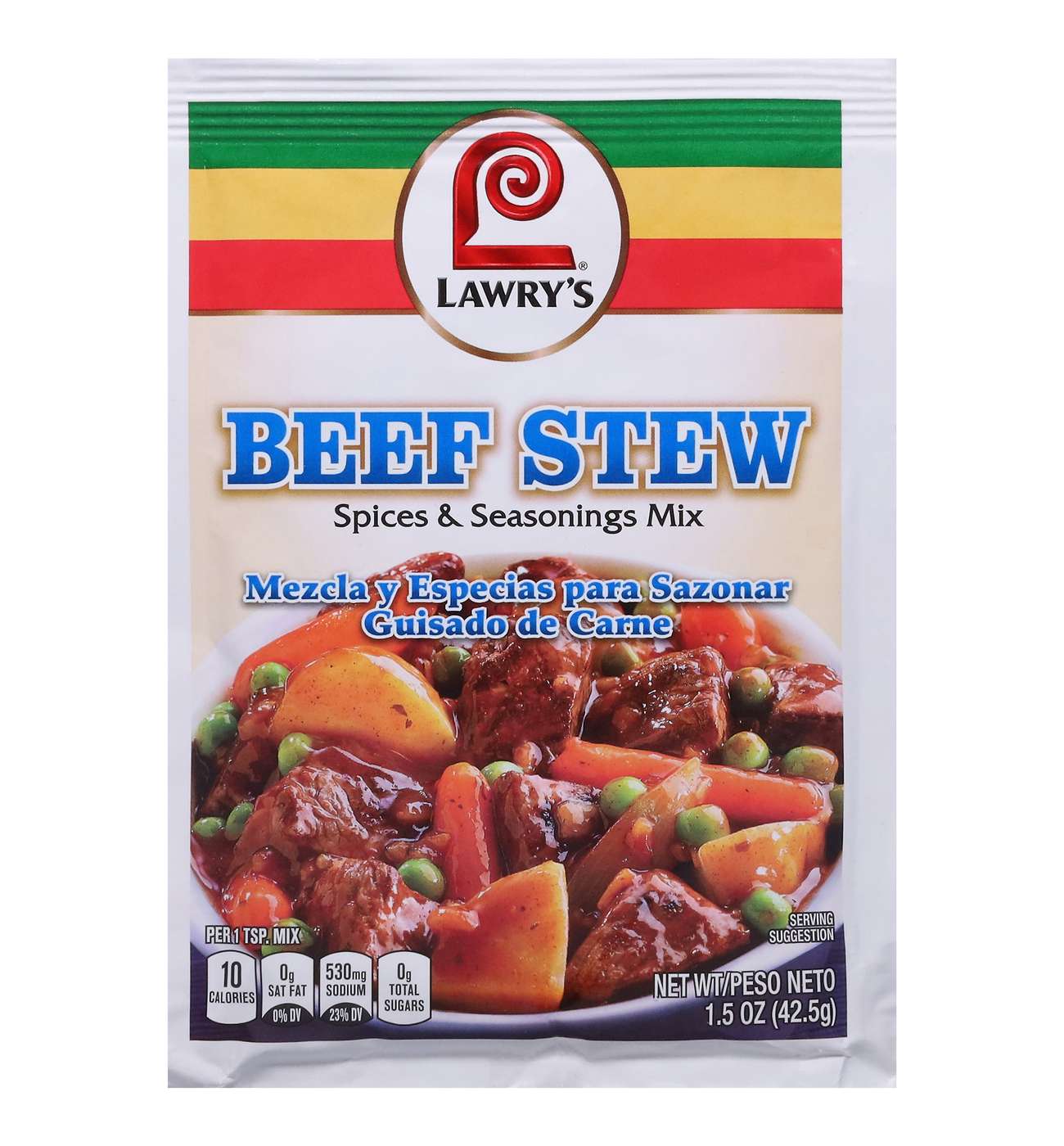 Lawry's Beef Stew Spices & Seasonings Mix; image 1 of 3