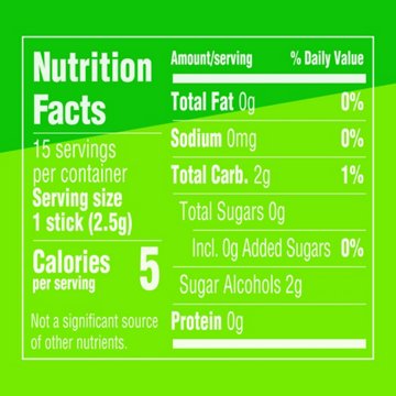 Extra Spearmint Sugar Free Chewing Gum, 15 pc