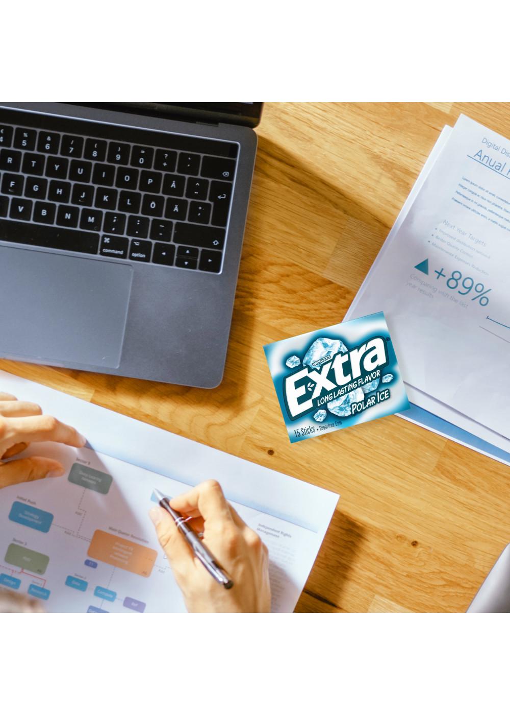 Extra Polar Ice Sugar Free Chewing Gum; image 2 of 8