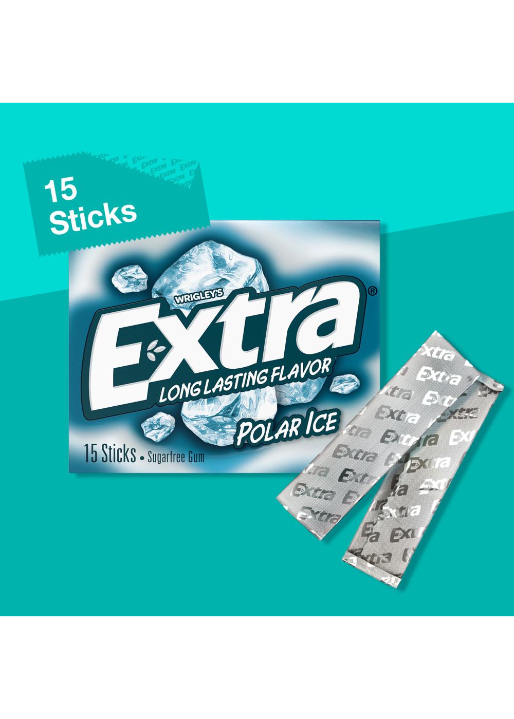 Extra Polar Ice Sugar Free Chewing Gum; image 4 of 8