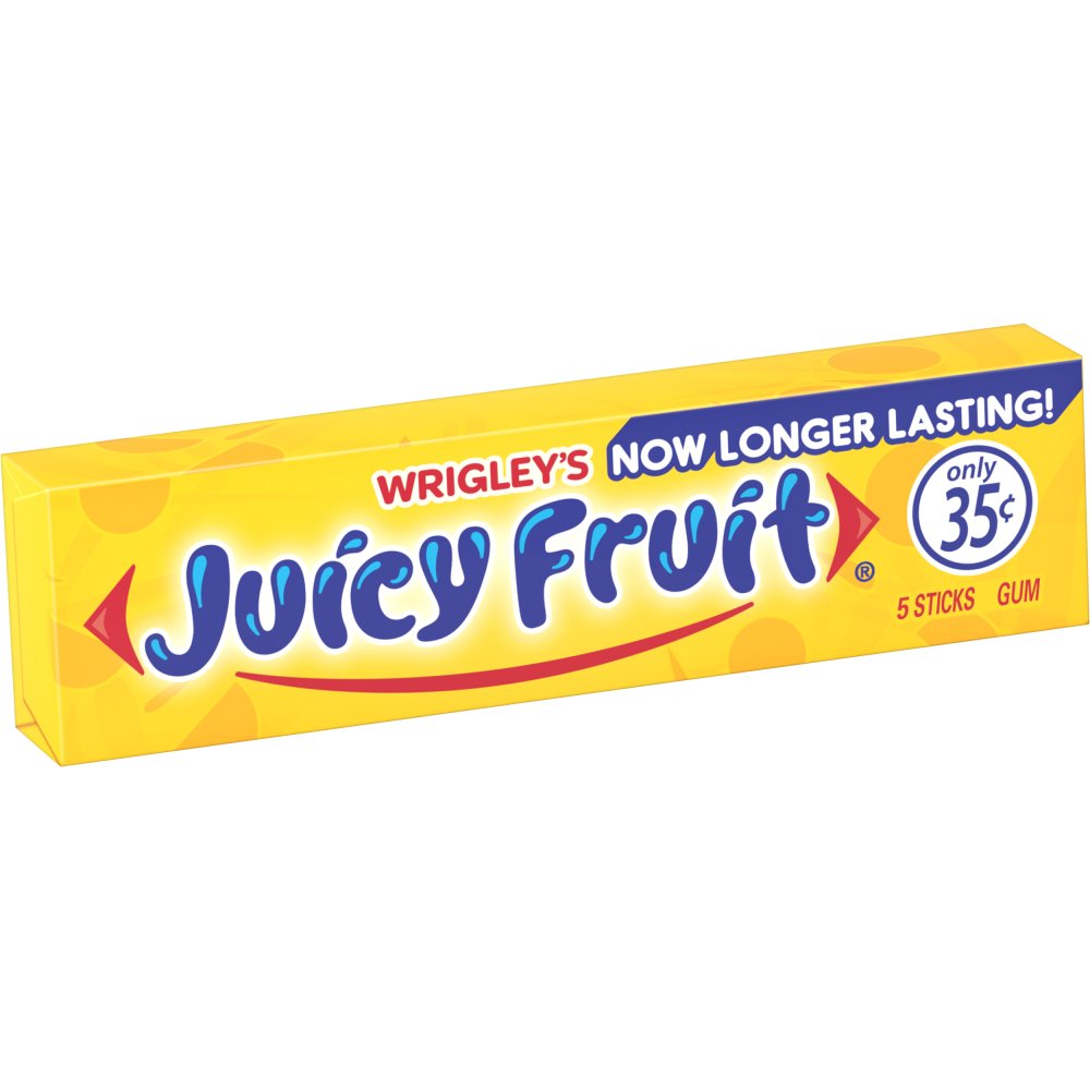 Juicy Fruit Original Bubble Gum - Shop Snacks & Candy at H-E-B.